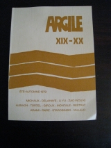 ARGILE. Numéro XIX-XX. Été-Automne 1979. Maeght éditeur, Paris.