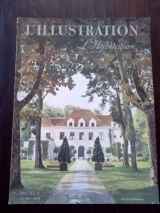 Collectif. Baschet, R. (dir.) L\'Illustration, L\'habitation. numéro spécial du 20 mai 1939. Couverture illustrée en couleurs. In-folio broché.