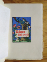France, Anatole. Mossa, Gustave-Adolphe (ill.) La leçon bien apprise. Paris, A. Ferroud, 1922. Broché.