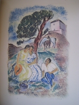 HERMANT, Abel ; BONNARD, Abel ; COLETTE ; MORAND, Paul. Hermine DAVID, Jean BERQUE, DELUERMOZ, DIGNIMONT (ill.) Affaires de cœur. Paris, Éditions Nativelle, 1934. Broché.