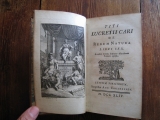 LUCRÈCE (Titus Lucretius Carus). De Rerum Natura libri sex. Paris, Coustelier, 1744. Gravures.