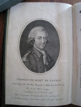 FAVRAS, Thomas Mahy (de). Testament authentique de Mort de Thomas Mahy de Favras. Du jeudi 25 février 1790 (Daté du vendredi 19 février. Paris, Imp. A.-J. Gorsas, 1790.)
