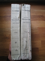PROUDHON, P.-J. De la Justice dans la Révolution et dans l\'Église. Paris, Librairie Garnier Frères, 1858. Tome I et II. Édition originale.