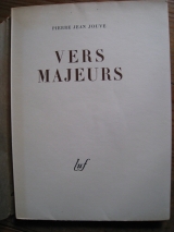 JOUVE, Pierre-Jean. Vers Majeurs. L.U.F. . Fribourg, 1943.