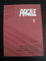 ARGILE. Numéro I. Maeght éditeur, Paris, hiver 1973.